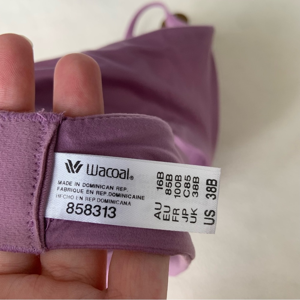 NWT New Wacoal Lavender Purple Perfect Primer Push-Up Bra - Picture 4 of 4